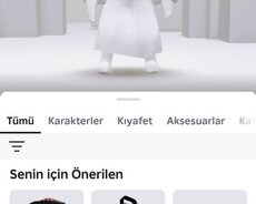Roblox hesab 848 robux + habibi kostum