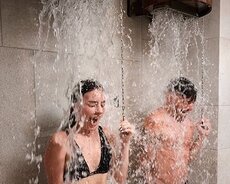Sauna şok vedrə duşu