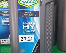 yacco lube hy 0w-20 1litr mühərrik yağı
