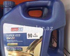 eurolub super eco 0w-20 4litr mühərrik yağı