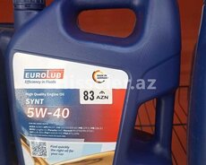 eurolub synt 5w-40 5litr mühərrik yağı