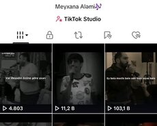 Tiktok səhifəsi