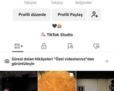 Tiktok hesabı