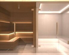 Sauna-Hamam dizayn bir arada