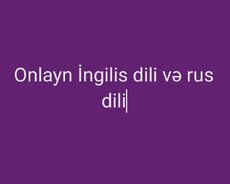 Onlayn dərs ingilis dili