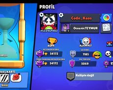 Brawlstars hesabı Satılır 100 manatdan yuxarı qiymətə