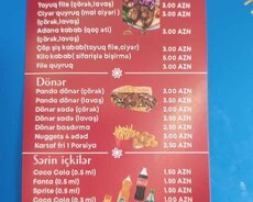 Hövsanda şüşəli bazarın yanında parkın qarşısında