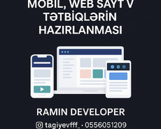 Mobil, web sayt və tətəbiqlərinin Hazırlanması