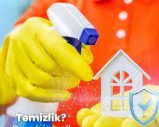Təmizlik işləri görürəm