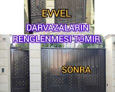Darvazalari̇n renglenmesi temi̇r