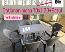 Plastik stol stul desti