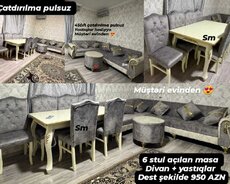 Divan və masa desti