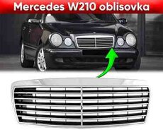 Mercedes W210 radiator barmaqlığı