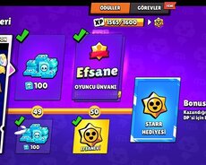Hesab her sezon brawl pass olub ve. Hesabda pro pass var