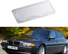 BMW E38 Стекло фары правое (пластик)