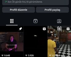 Instagram hesabi 13.8k