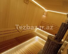 Saunaların hazırlanması, sauna tikintisi