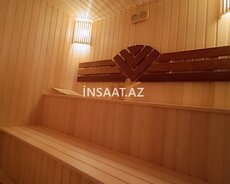 Sauna tikintisi, sauna ustası, saunaların yığılması