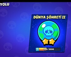 Bravl stars hesabı 44k qiyməti 40 manat