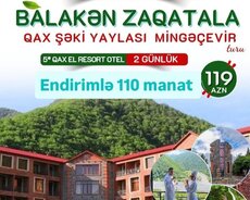 Balakən Zaqatala Qax turu