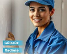 Təmizlik işləri görürəm
