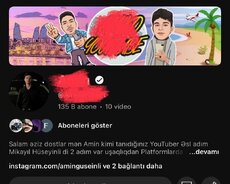 Youtube kanalı