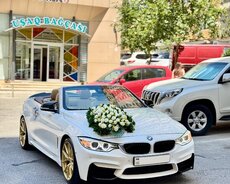 Bmw M4 cabrio kirayə gelin maşıni