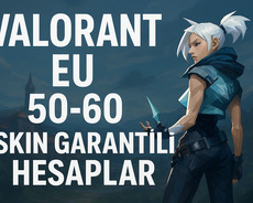 Valorant 50-60 Skin Garantili Random Hesablar
