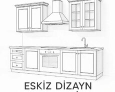 Ustalar üçün Mebel Eskiz Dizayn Xidməti