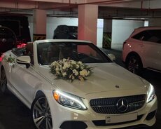 Mercedes Cabrio Cclass kirayə gelin maşıni