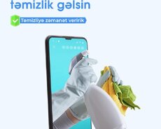 Təmizlik işləri görürəm