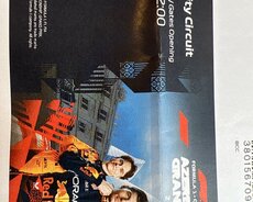 Formula1 bilet satışı 2 ədəd