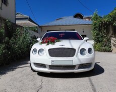 Bentley Continental kirayə bey gelin maşıni