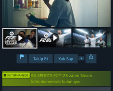 Fc25 Steam hesabı