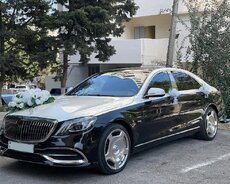 Maybach Sclass ag qara 2019 kirayə toy maşıni