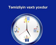 Təmizlik işləri görürəm