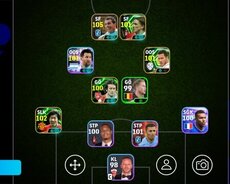 Efootball, pes hesabı