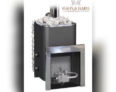 Sauna qaz sobası. Газовый печь для бани и сауны