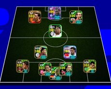 Efootball Pes hesabı 3173 kg köhne bol hesab