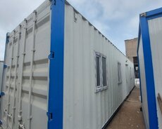 Утепление железного офисного контейнера размером 2,40 x 12,00 метра: минеральная вата