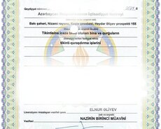 Full lisenziyalı tikinti şirkəti satılır
