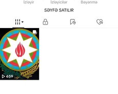 Tiktok səyfəsi əlim yandi satılır