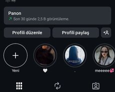 İnstagram səhifəsi satqısı