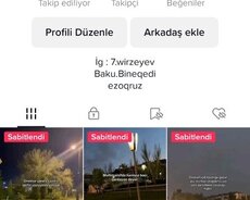 Tiktok səhifəsi