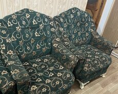 Divan dəsti satılır 2 kreslo ilə