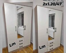 Üç qapılı Dolab təmiz laminatla