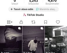 Tik tok 5k səhifəsi