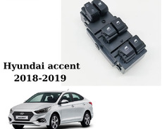 Hyundai Accent 2018-19 üçün şüşə qaldıran knopka blok satılı