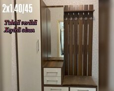 Dəhliz dolabı təmiz laminatla