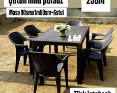 Новый набор пластиковых столов